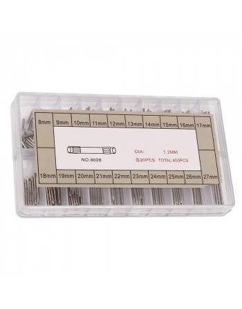 Doppelt gerändelte Stifte Ø 1,20 mm, 400 Stück