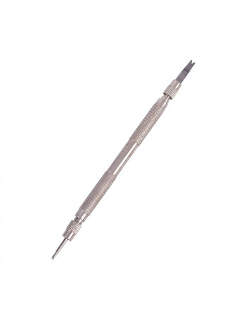 Professional watchmaker positioning awl
