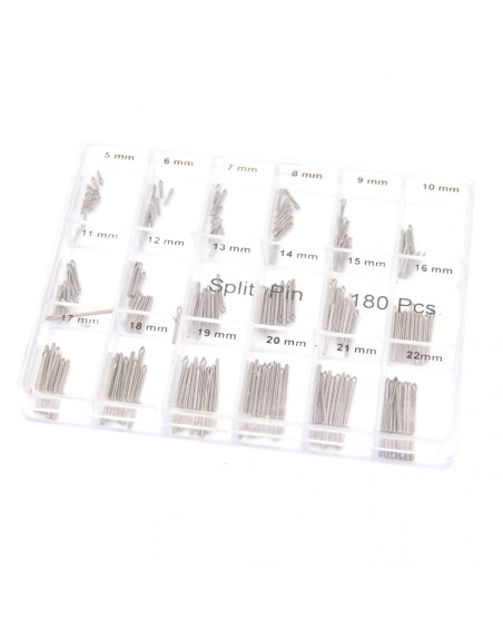 Kit De Réparation Pour Bracelet De Montre TOZBLEU - 270 Pièces Barrettes à Ressort En Acier Inoxydable, 8 à 25 Mm
