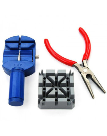 Kit multifunzione di riparazione orologi, 16 utensili
