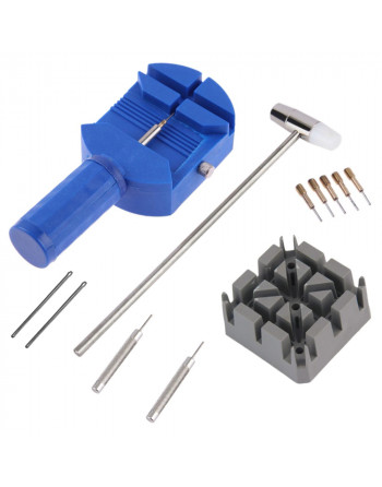Kit 12 peças para reparar bracelete metálica